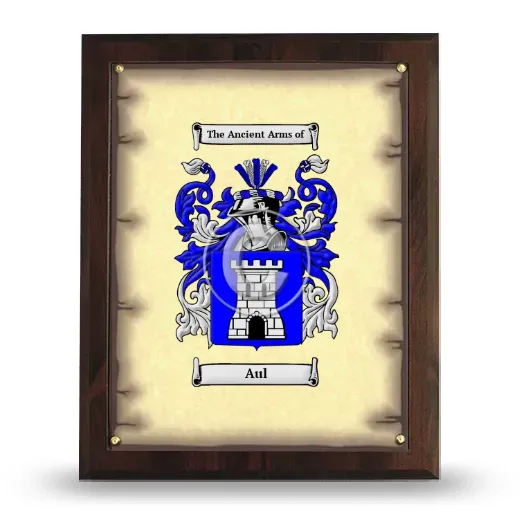 Aul Coat of Arms Plaque