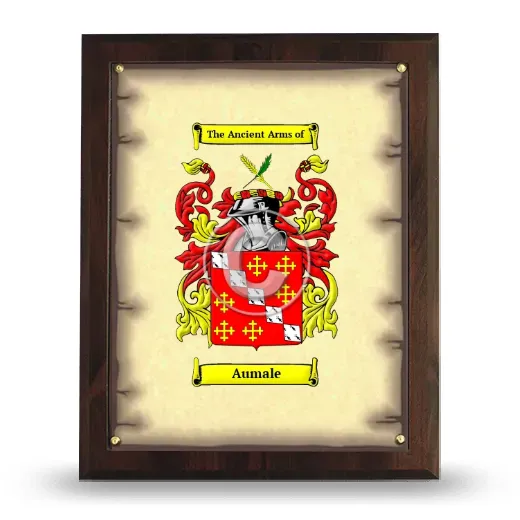 Aumale Coat of Arms Plaque