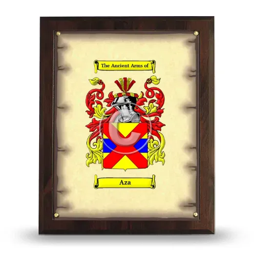 Aza Coat of Arms Plaque