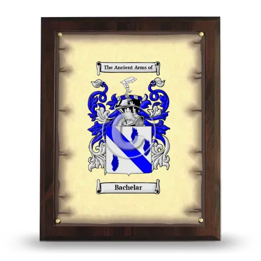 Bachelar Coat of Arms Plaque