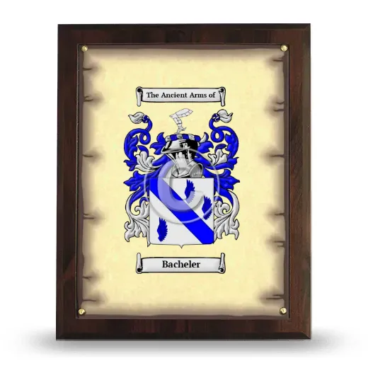 Bacheler Coat of Arms Plaque