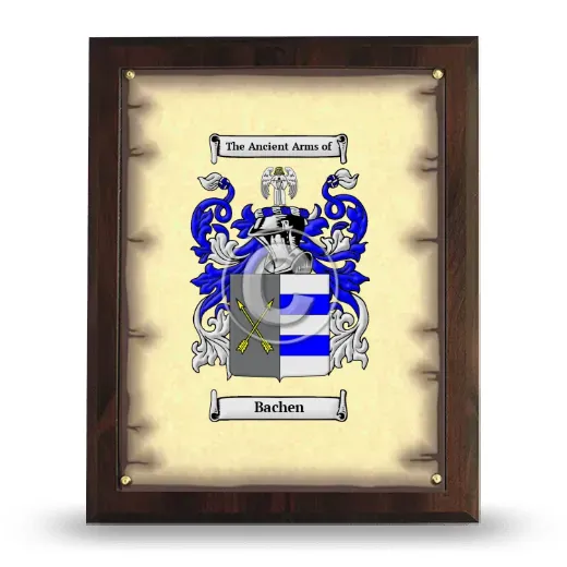 Bachen Coat of Arms Plaque