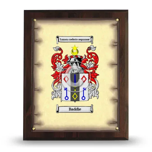 Baddie Coat of Arms Plaque