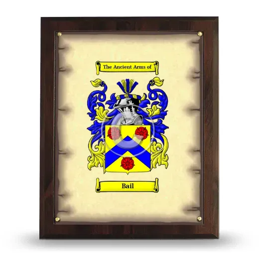 Bail Coat of Arms Plaque