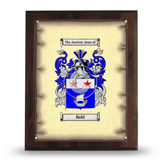 Bald Coat of Arms Plaque