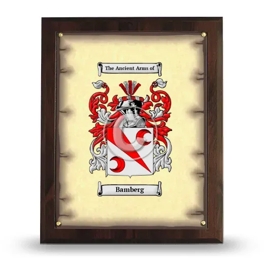 Bamberg Coat of Arms Plaque
