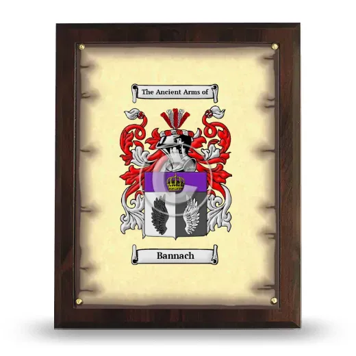 Bannach Coat of Arms Plaque