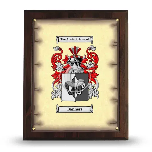 Banners Coat of Arms Plaque