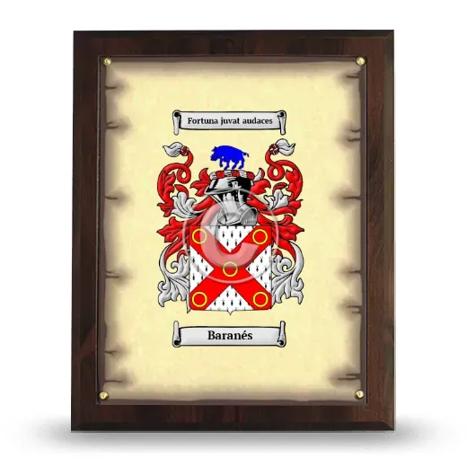 Baranés Coat of Arms Plaque