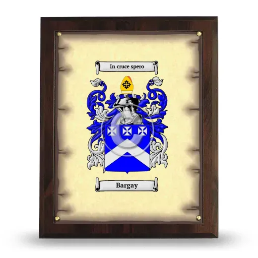 Bargay Coat of Arms Plaque