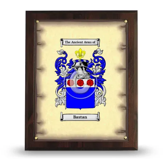 Bastan Coat of Arms Plaque