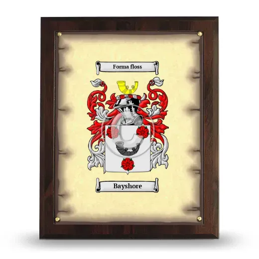 Bayshore Coat of Arms Plaque