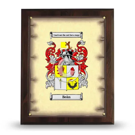 Beàn Coat of Arms Plaque