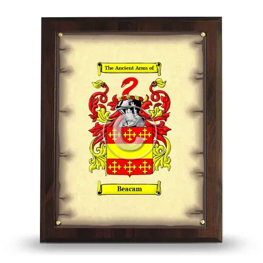 Beacam Coat of Arms Plaque