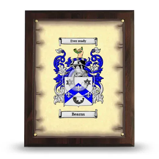 Bearns Coat of Arms Plaque