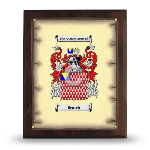 Beatch Coat of Arms Plaque