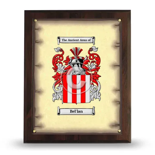Bel'lan Coat of Arms Plaque