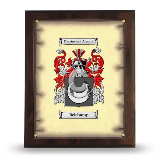 Belchamp Coat of Arms Plaque