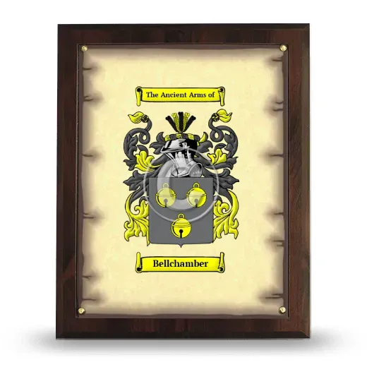 Bellchamber Coat of Arms Plaque