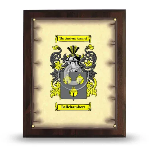 Bellchambers Coat of Arms Plaque