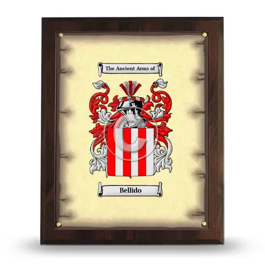 Bellido Coat of Arms Plaque