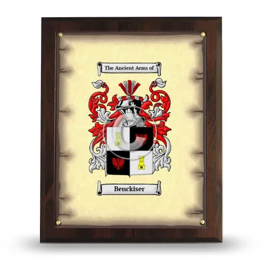 Benckiser Coat of Arms Plaque