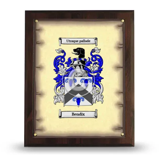 Bendix Coat of Arms Plaque