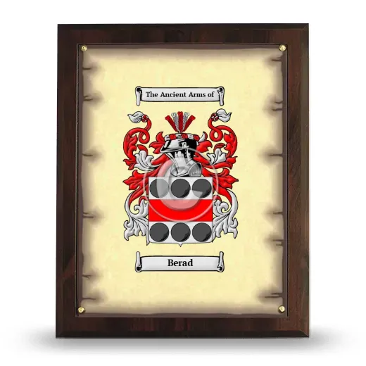 Berad Coat of Arms Plaque