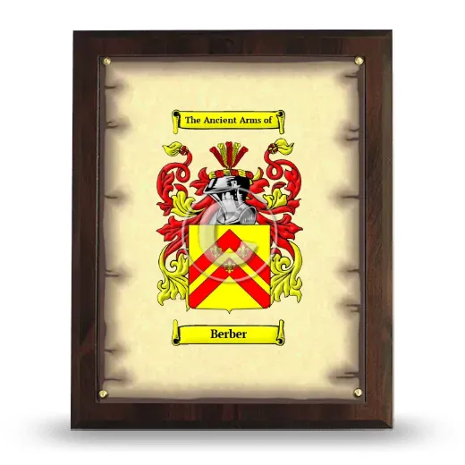 Berber Coat of Arms Plaque