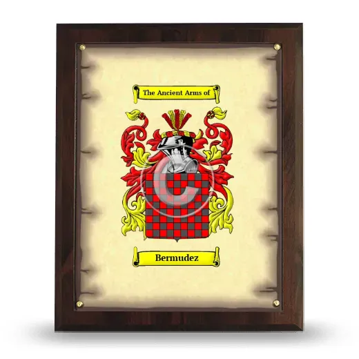Bermudez Coat of Arms Plaque