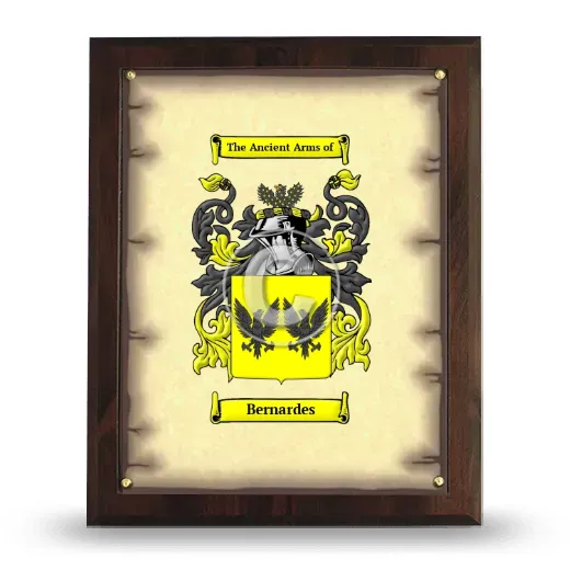 Bernardes Coat of Arms Plaque