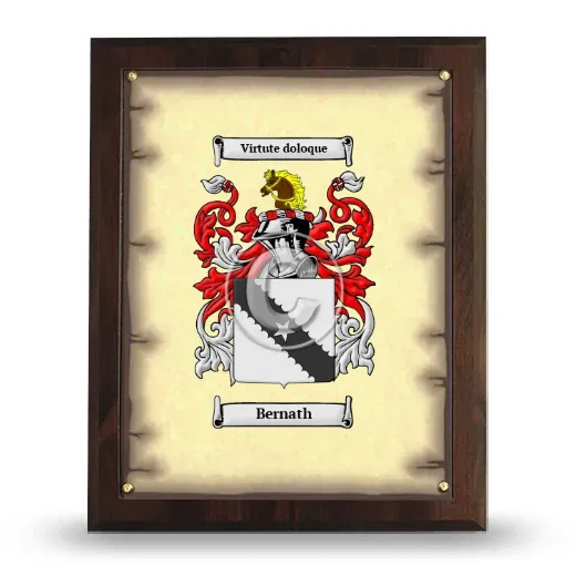 Bernath Coat of Arms Plaque