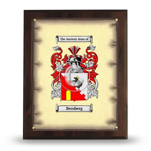 Bernberg Coat of Arms Plaque