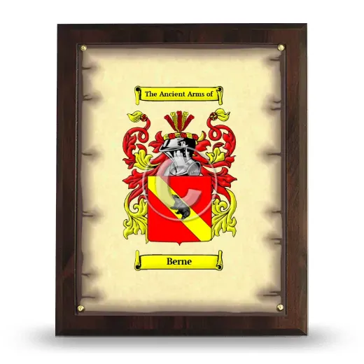 Berne Coat of Arms Plaque