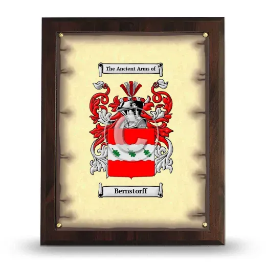 Bernstorff Coat of Arms Plaque