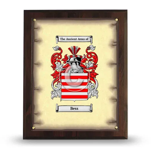 Bess Coat of Arms Plaque
