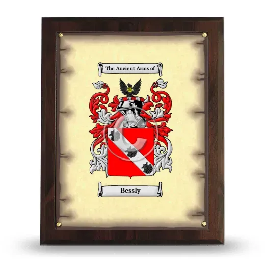 Bessly Coat of Arms Plaque