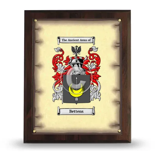 Bettens Coat of Arms Plaque