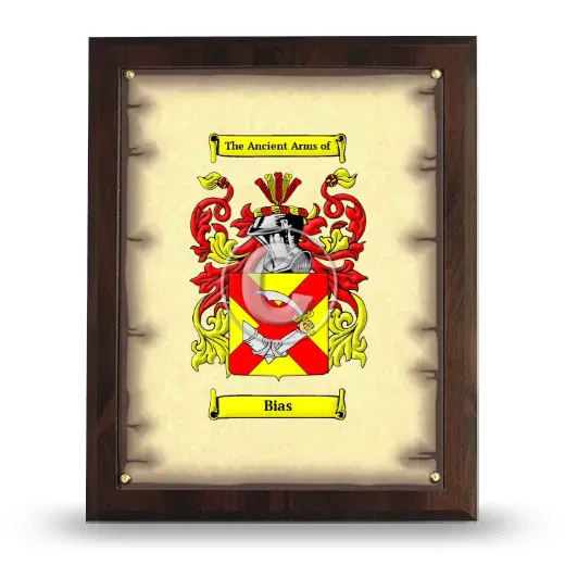 Bias Coat of Arms Plaque