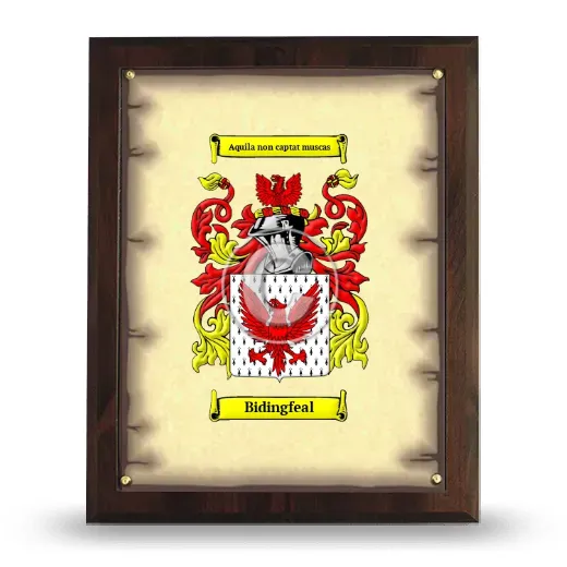 Bidingfeal Coat of Arms Plaque
