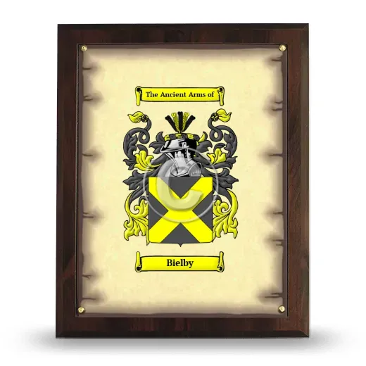Bielby Coat of Arms Plaque