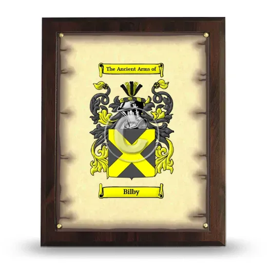 Bilby Coat of Arms Plaque