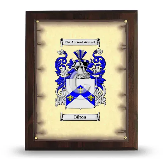 Bilton Coat of Arms Plaque
