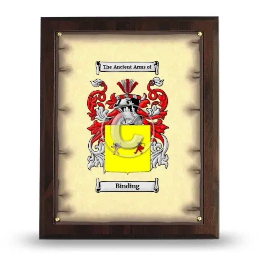 Binding Coat of Arms Plaque