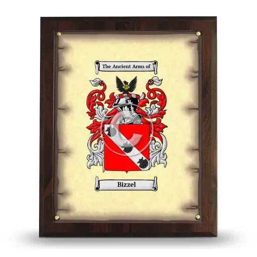 Bizzel Coat of Arms Plaque