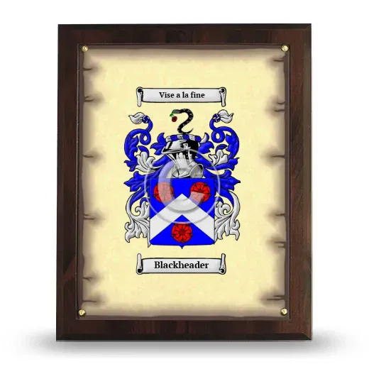 Blackheader Coat of Arms Plaque