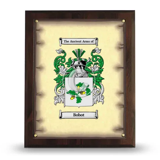 Bobot Coat of Arms Plaque