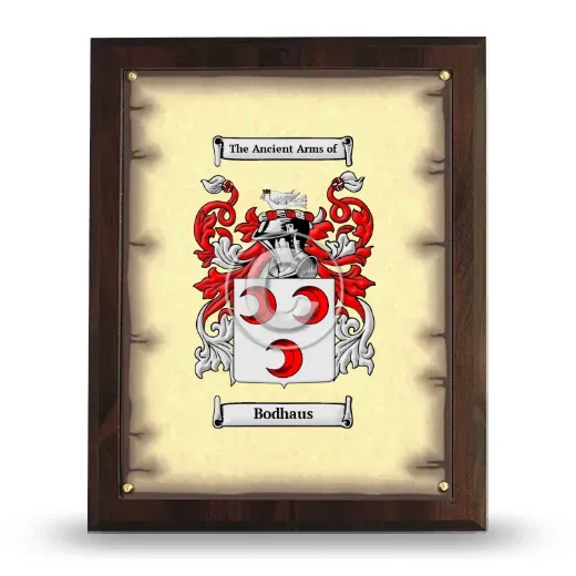 Bodhaus Coat of Arms Plaque