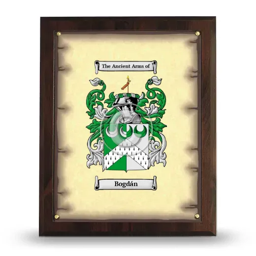 Bogdán Coat of Arms Plaque