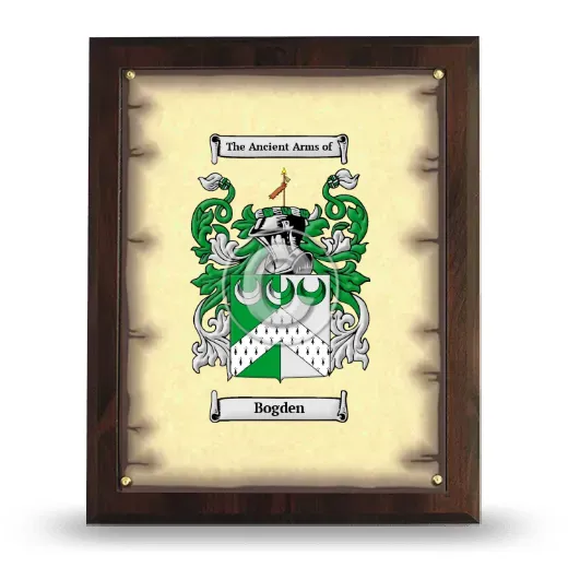 Bogden Coat of Arms Plaque